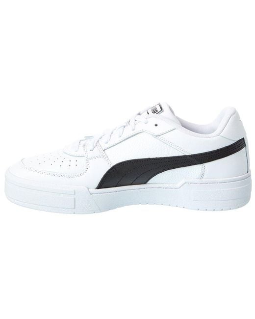 PUMA White Ca Pro Classic Leather Sneaker for men