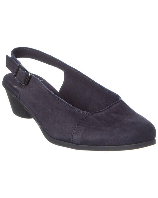 Arche Blue Cynine Leather Pump