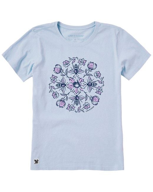 Life Is Good. Blue Crusher T-Shirt
