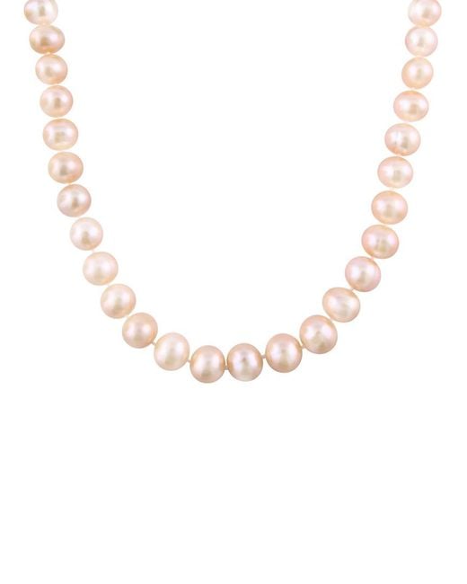 Masako Pearls Multicolor Splendid Pearls 14k 10-11mm Cultured Freshwater Pearl Necklace