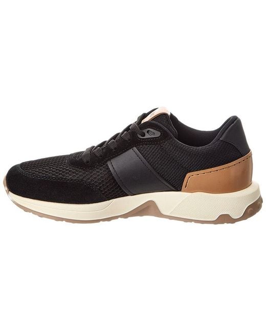Tod's Black Mesh & Leather Sneaker for men