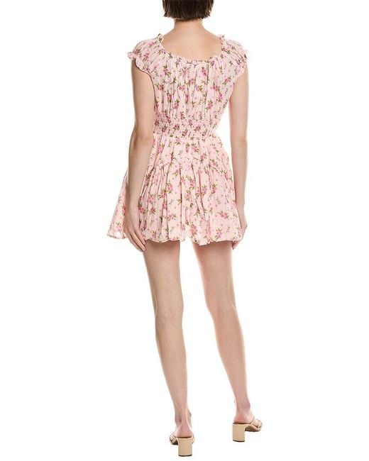 7021 Pink Mini Dress