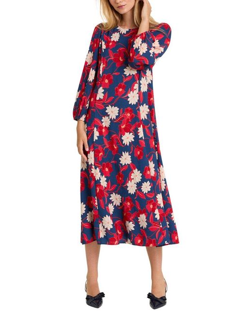 Draper James Red Matilda Midi Dress
