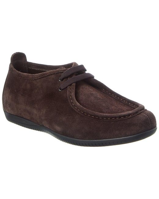 Theory Brown Wallabee Suede Moccasin for men