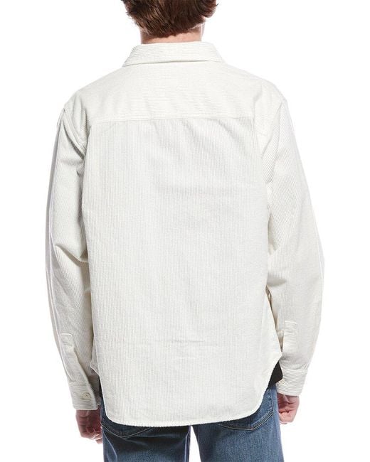 Boss White Eblo 1 Shirt Jacket for men