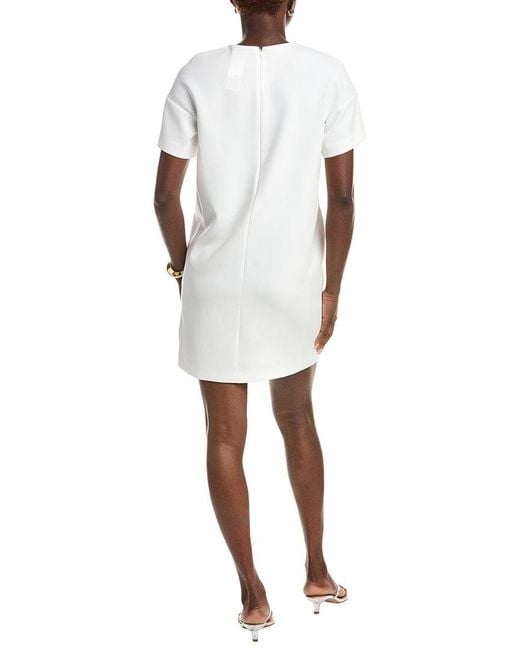 Max Mara White Studio Shift Dress