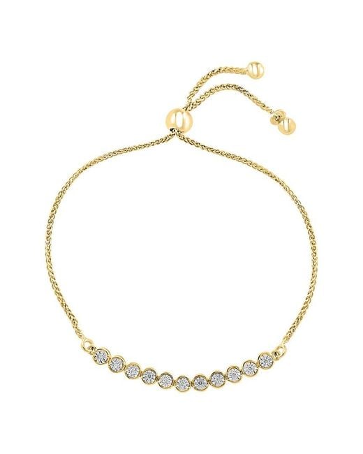 Effy Fine Jewelry Metallic 0.09 Ct. Tw. Diamond Bracelet
