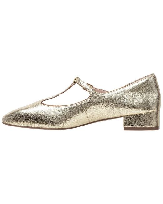 Linea Paolo White Marcel-L Leather Flat