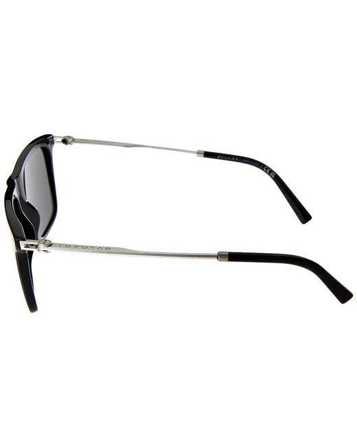 BVLGARI Black Bv7039 56mm Sunglasses for men