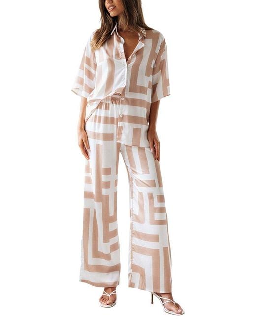 ENJOY PETRA Multicolor 2Pc Shirt & Pant Set