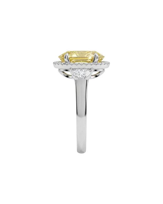 Lab Grown Diamonds White 14K 4.90 Ct. Tw. Lab-Grown Diamond Engagement Ring