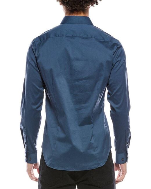 Theory Blue Sylvain Precise 2 Shirt for men