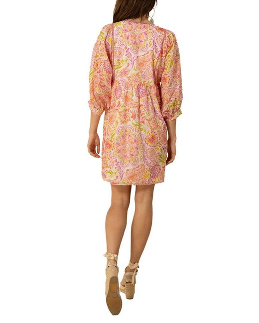 Hale Bob Multicolor Zelda Mini Dress