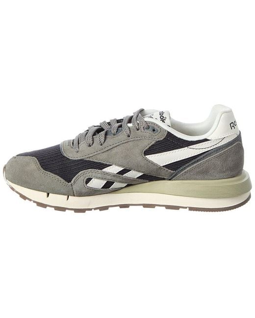 Reebok Gray Classic Nylon & Suede 89 Sneaker