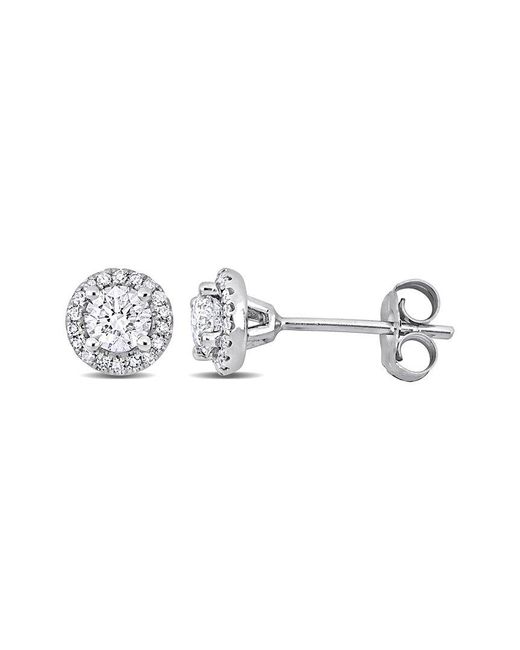 Rina Limor Metallic 18K 1.11 Ct. Tw. Diamond Studs
