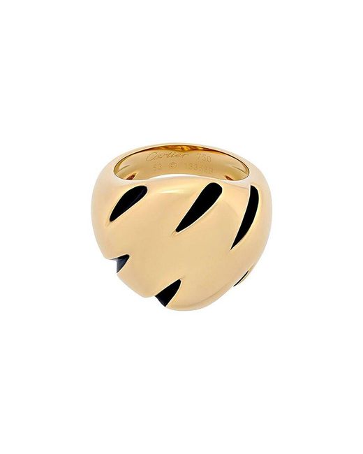 Cartier White 18K Panthere Claw Ring (Authentic Pre-Owned)