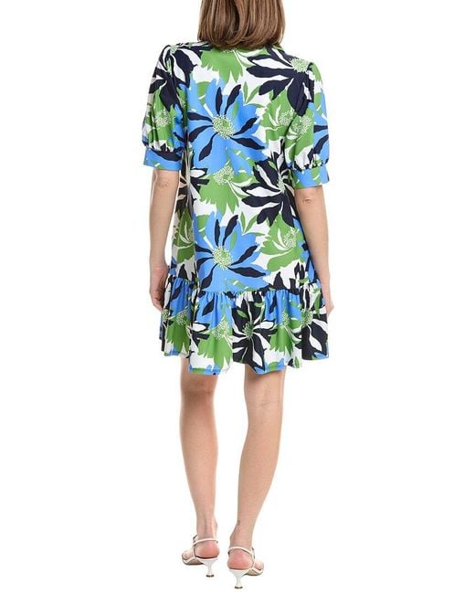 Jude Connally Blue Tierney Mini Dress