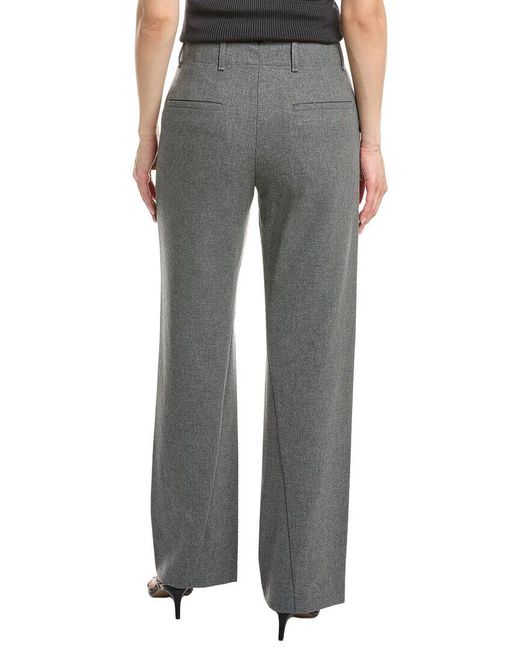 Rag & Bone Gray Shea Tailored Wool-Blend Pant