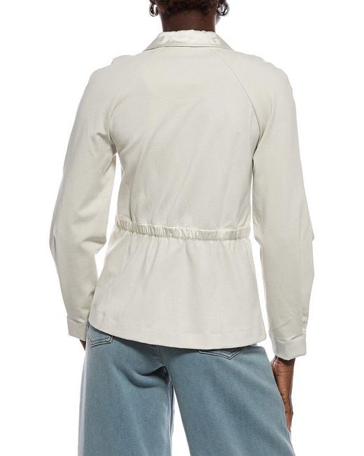 Marc Cain White Woven Blazer