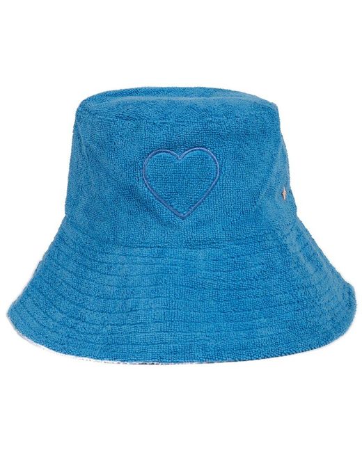 Jocelyn Blue French Terry Bucket Hat