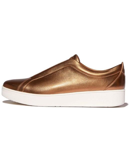Fitflop Brown Rally Leather Sneaker