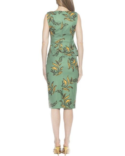 Alexia Admor Green Amora Sheath Dress