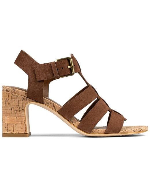 Donald J Pliner Brown Dashira Leather Sandal