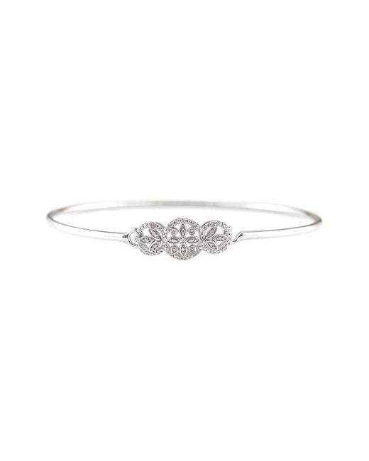 Diamond Select Cuts White 0.1 Ct. Tw. Diamond Bangle Bracelet