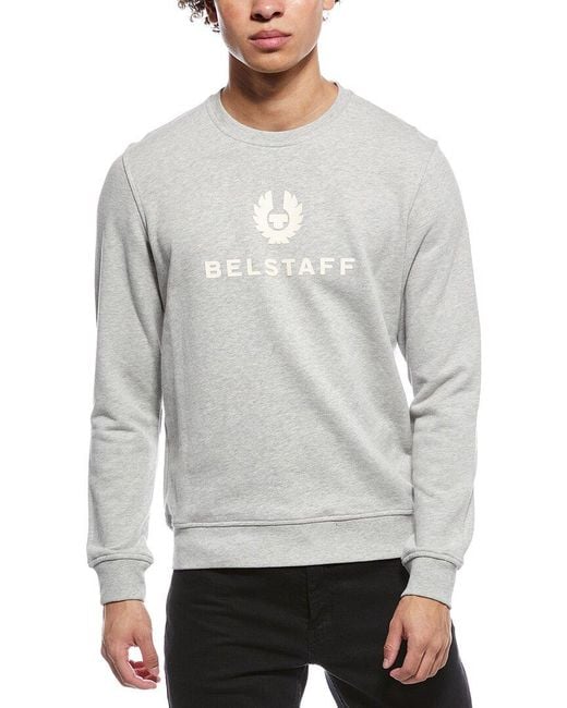 Belstaff Gray Signature Crewneck Sweatshirt for men
