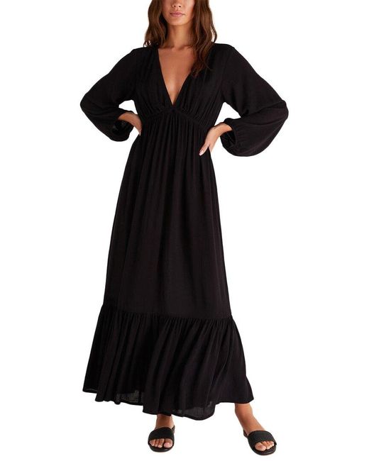 Z Supply Black Celina Maxi Dress