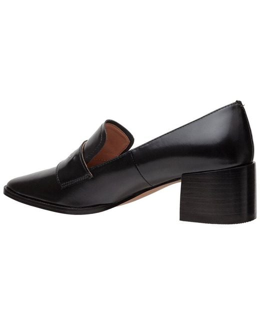 Linea Paolo Black Miramar Leather Loafer