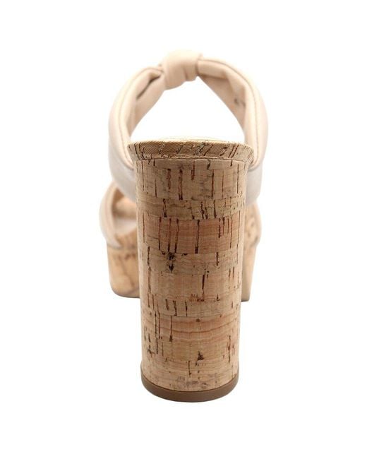 Charles David Natural Intuit Leather Sandal