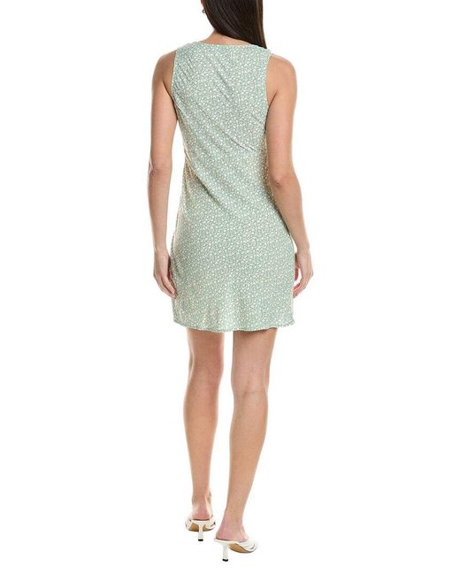 JLuxe Green Solid Sleeveless Mini Dress