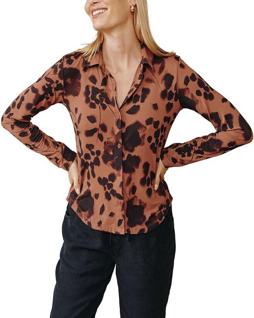 Bella Dahl Brown Top