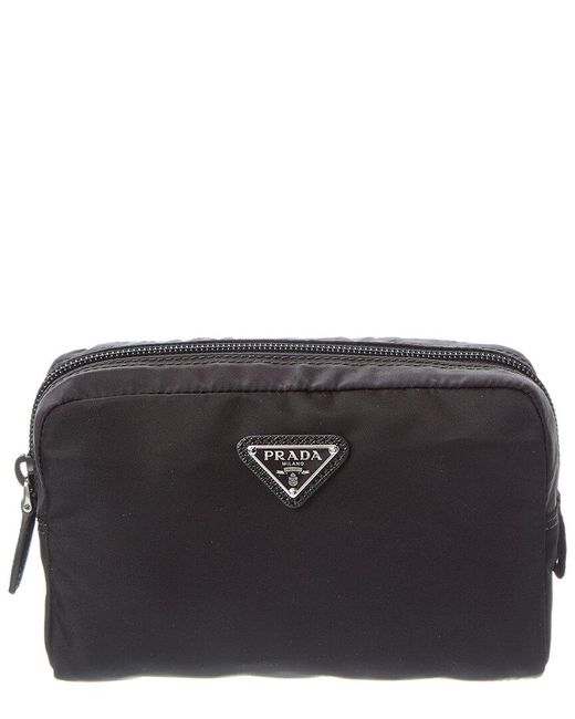 Prada Black Nylon Pouch