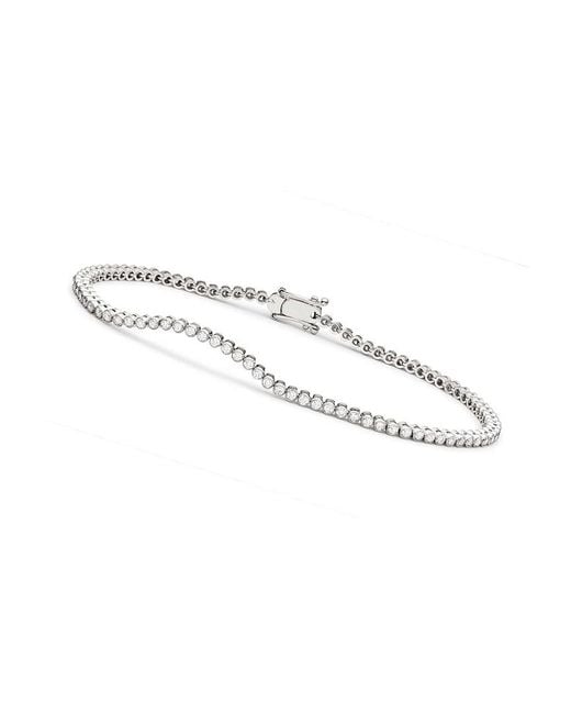 Genevive Jewelry Metallic Silver Cz Bracelet