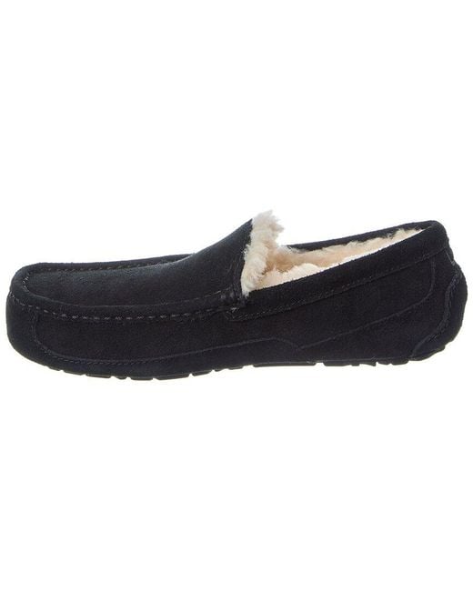 Ugg Black Ascot Suede Slipper for men