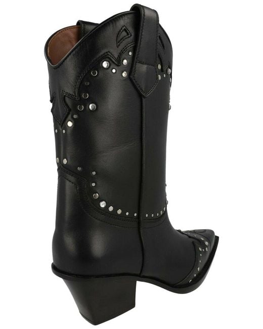 Paris Texas Black Janice Leather Boot