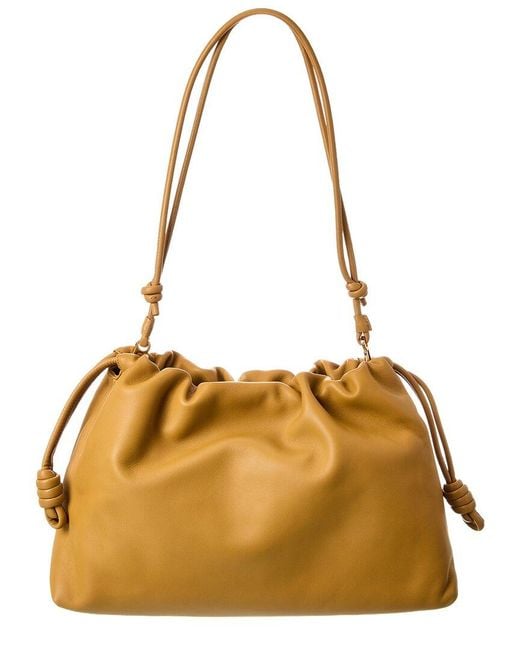 Loewe Metallic Flamenco Large Leather Shoulder Bag