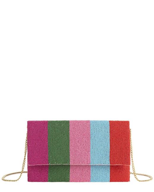 Shiraleah Red Taylor Clutch