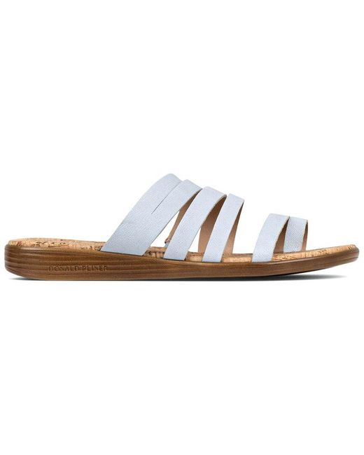 Donald J Pliner White Grinda Leather Sandal