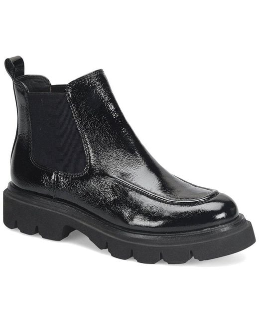 Söfft Black Samira Crinkle Patent Boot