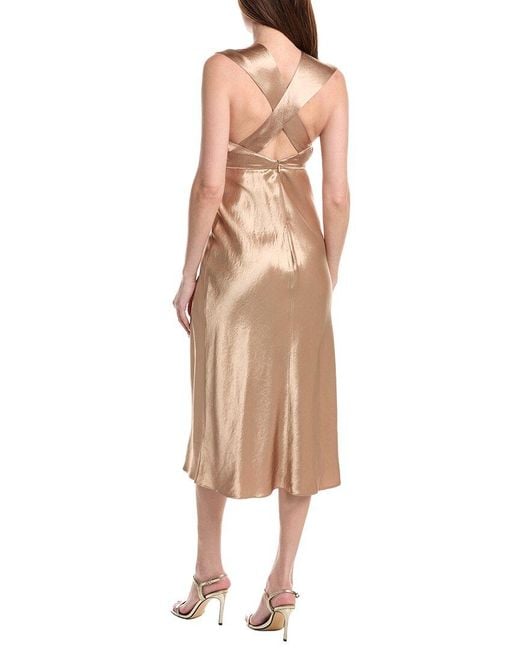 Max Mara Natural Glitza Midi Dress