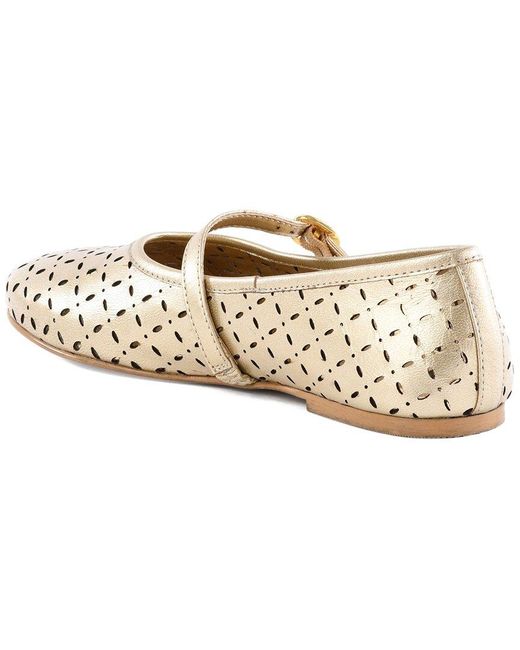 Seychelles Natural Skyler Leather Flat