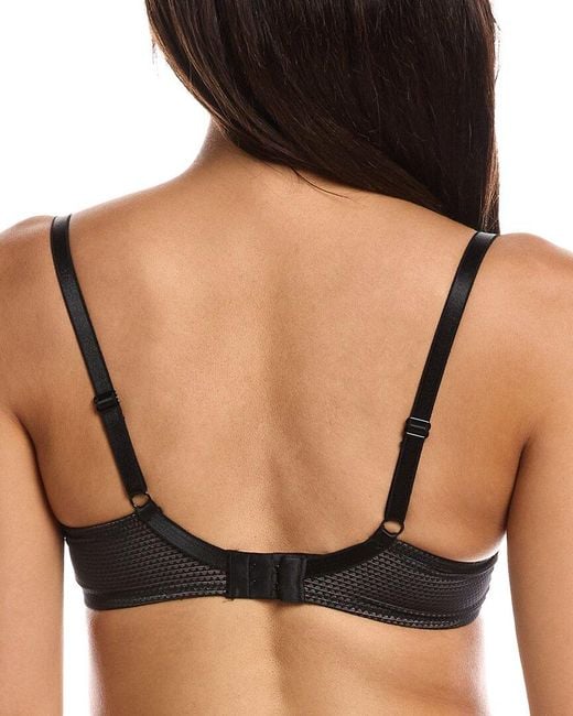 Passionata Black Brooklyn Plunge Lace T-Shirt Bra