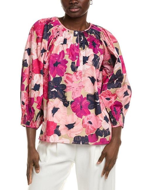 tyler boe Pink Sarah Blouse