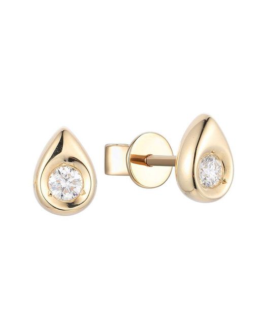 Gregg Ruth Metallic 14K 0.21 Ct. Tw. Diamond Earring