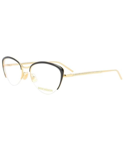 Boucheron White Bc0106O 53Mm Optical Frames