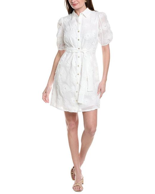 Nanette Lepore White Shirtdress