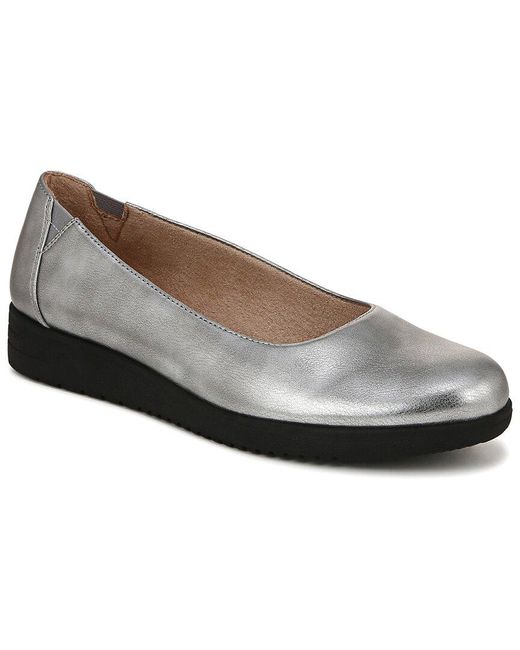 Naturalizer Gray Idea Ballet Skimmer